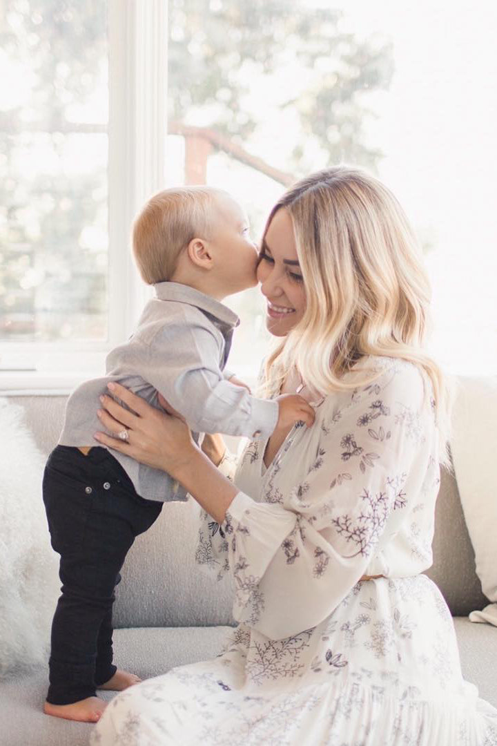Lauren Conrad Perelel Lives podcast motherhood story