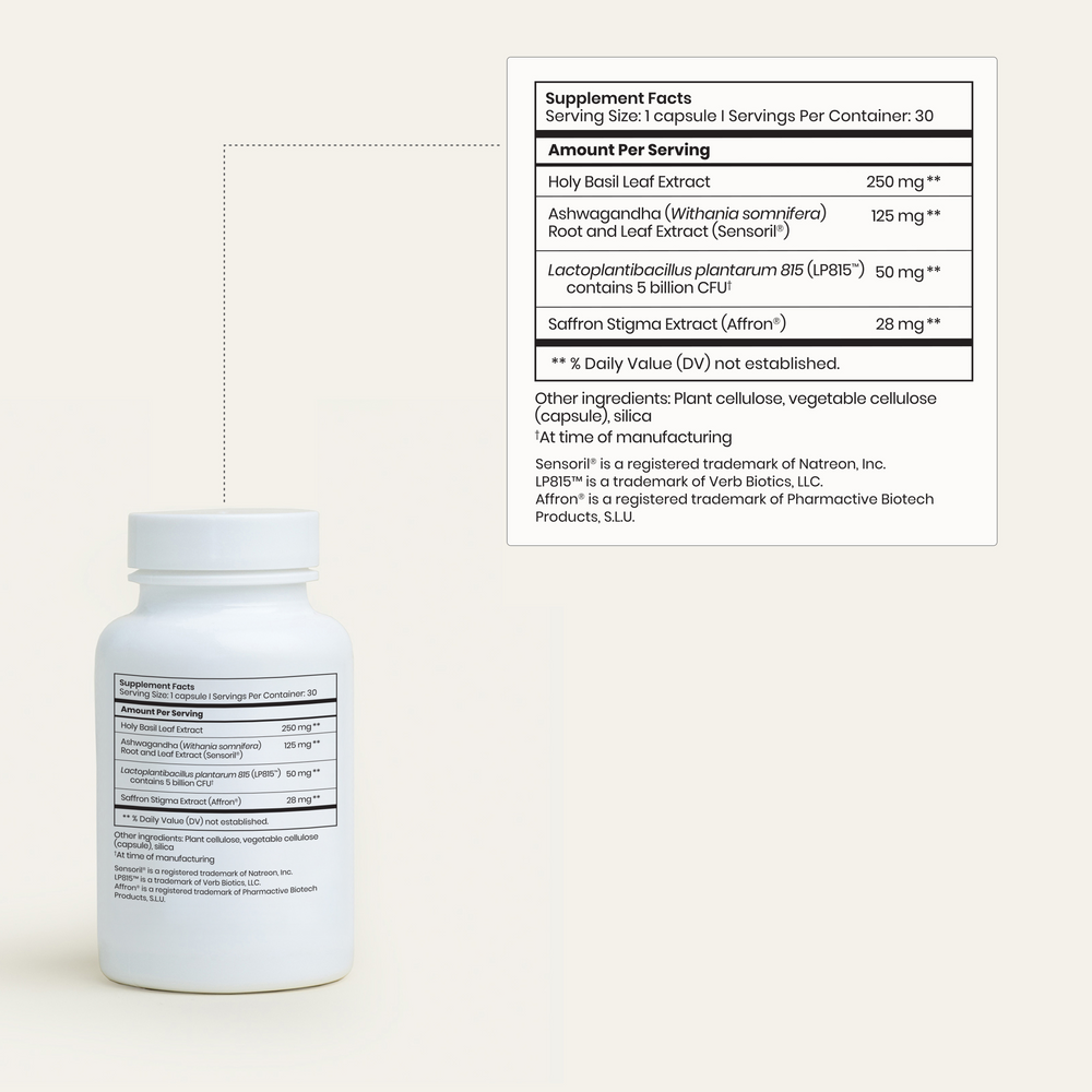 Stress Support Supplemental Facts Panel
