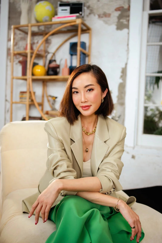 Chriselle Lim's Wrap Dress from Work to Play - The Mom Edit