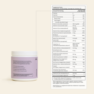1triPowder back of tub and Supplemental Facts