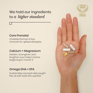 2nd Trimester Prenatal Pack Ingredients Clean Label Project Purity Award