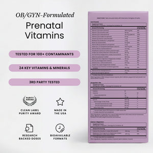 2nd Trimester Prenatal Pack Supplemental Facts