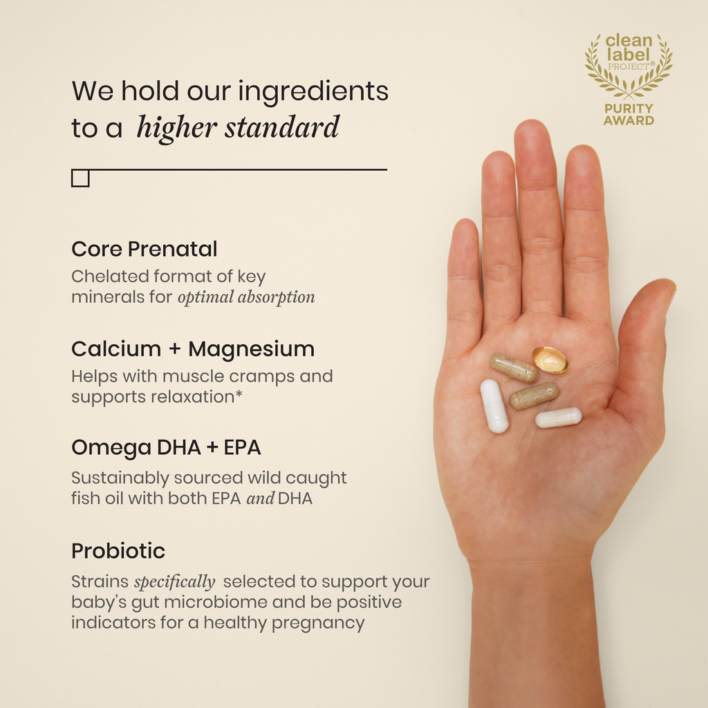 3rd Trimester Prenatal Pack Ingredients Clean Label Project Purity Award