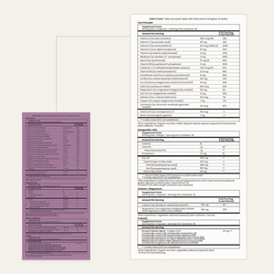 3rd Trimester Prenatal Pack Supplemental Facts
