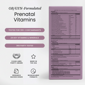3rd Trimester Prenatal Pack Supplemental Facts