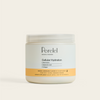 A white jar of Perelel Cellular Hydration dietary supplement with a translucent cap, featuring a white label with black text and a yellow-orange band at the bottom, set against a solid off-white background.