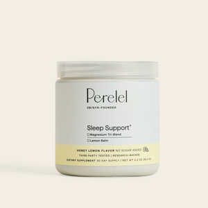 Perelel Sleep Support tub on a light beige background