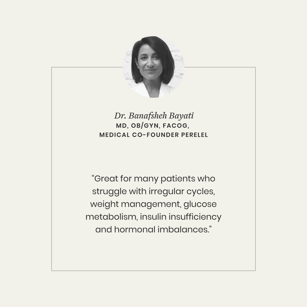 Black and white image of a woman with text about medical expertise and patient struggles.