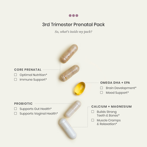 3rd Trimester Prenatal Pack Pills & Benefits