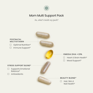 Mom Multi Support Vitamin Pack Pills & Benefits
