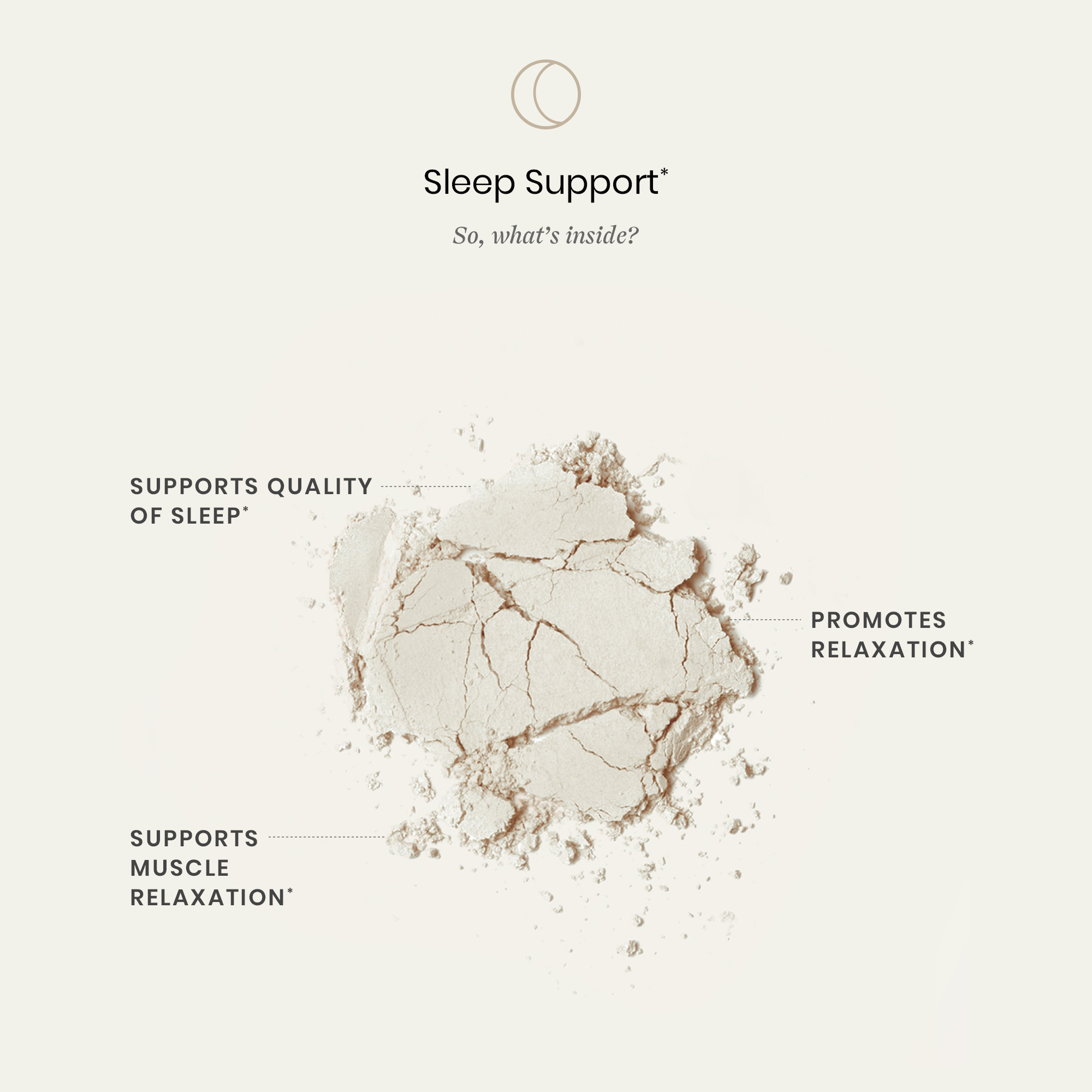 sleep support powder ingredient details