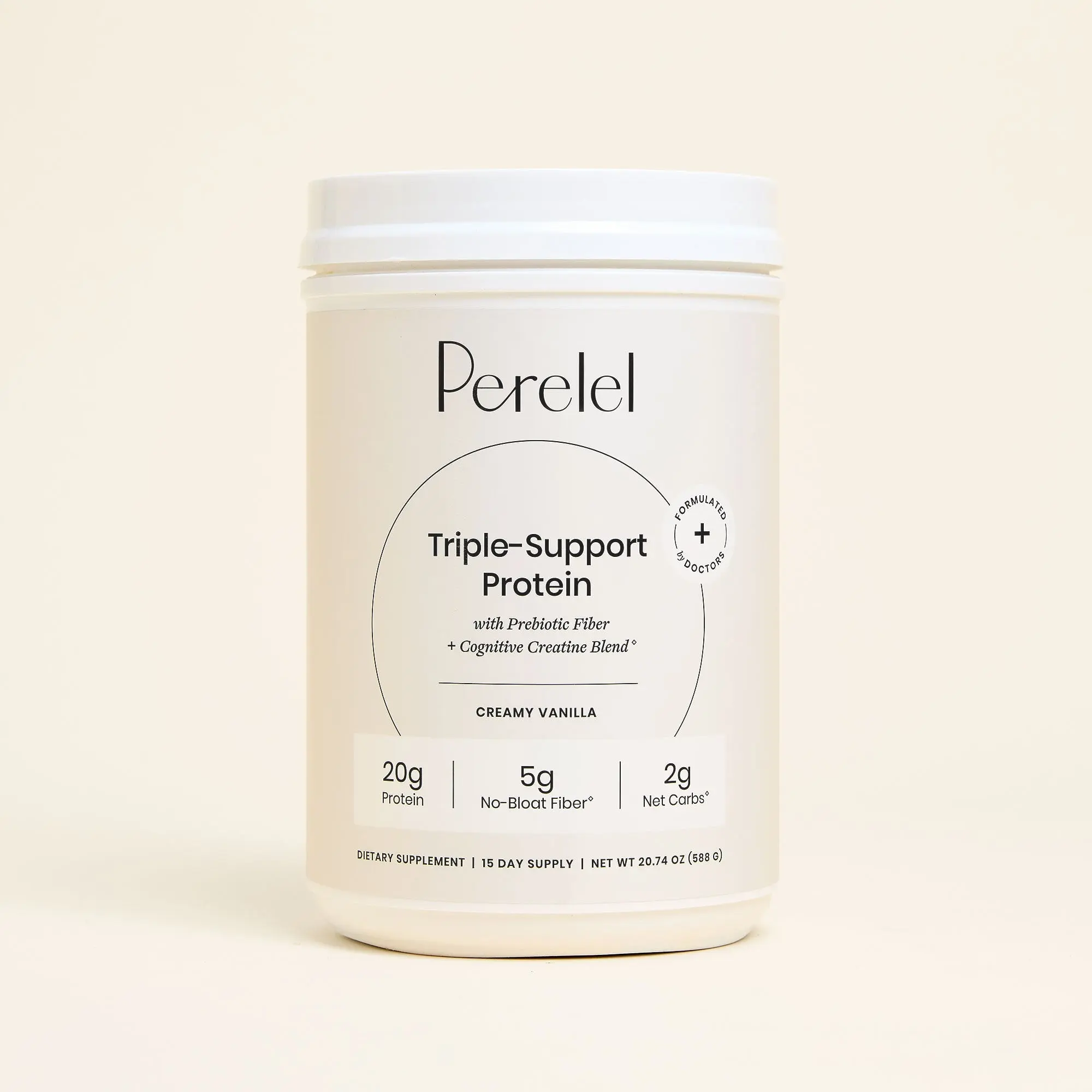 triple support protein front of tub