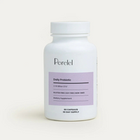 Supplement bottle labeled 'Perelel' on a white background