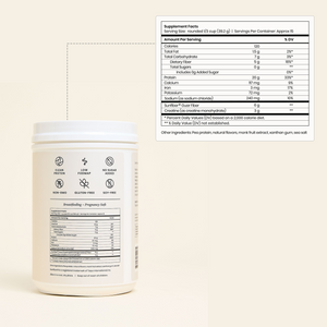 triple support protein supplemental fact panel 