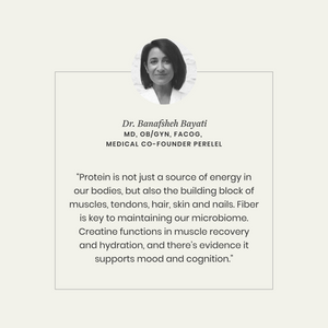 Medical professional quote on a light gray background