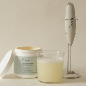 Handheld frother with cellular hydration product