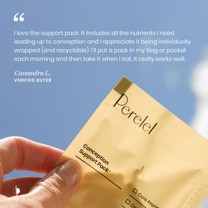Fertility Vitamins - Conception Support Pack* | Perelel Health