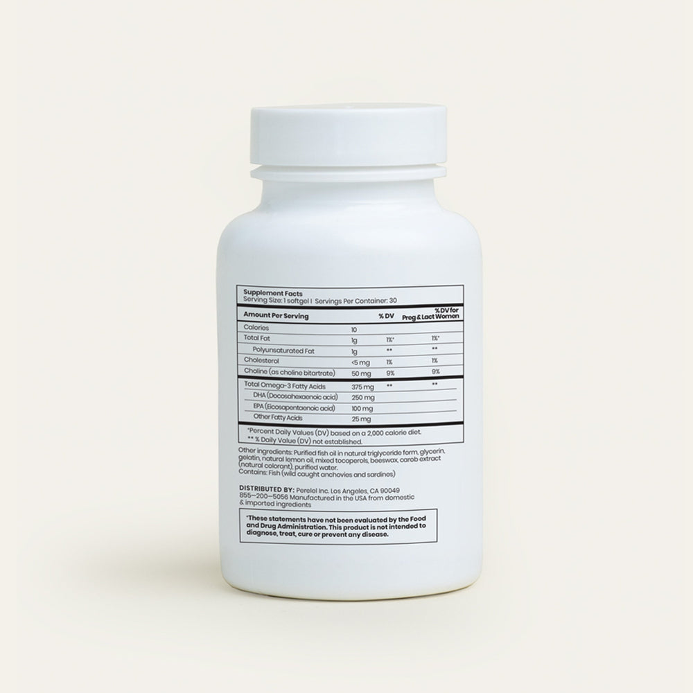 Omega DHA + EPA with Choline Supplemental Facts