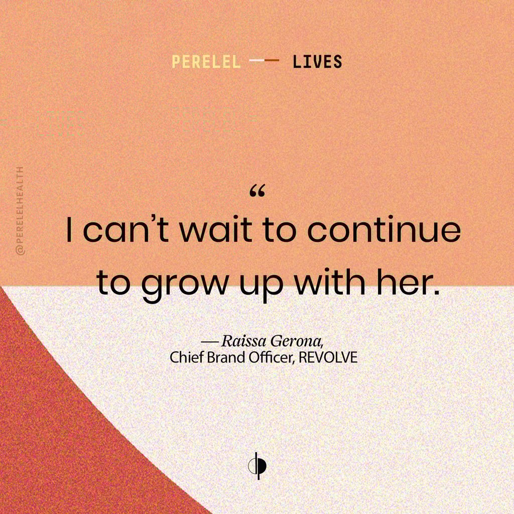Raissa Gerona Perelel Lives Revolve Motherhood