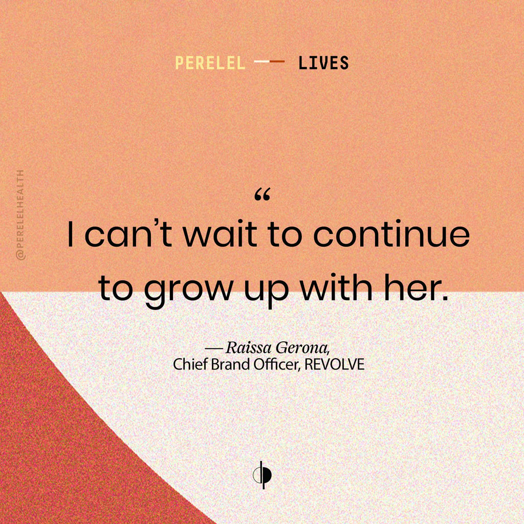 Raissa Gerona Perelel Lives Revolve Motherhood