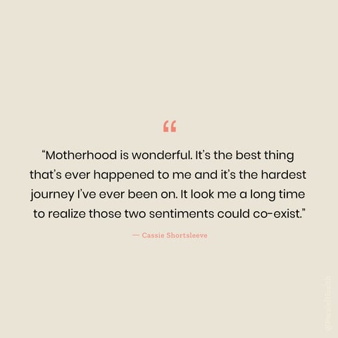 Perelel Motherhood Quote