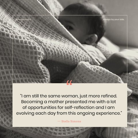 Perelel Lives: Stella Simona on the Evolution of Identity in Motherhood