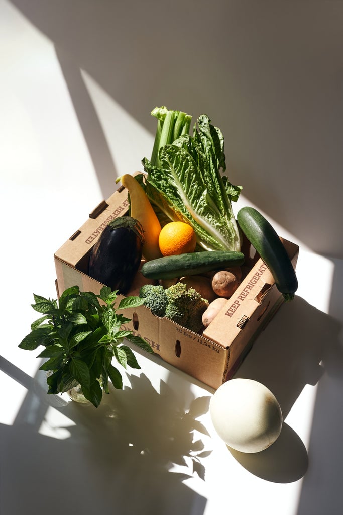 foods for fertility produce box of vegetables